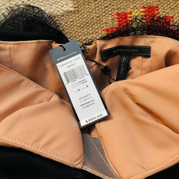 NWT BCBGMAXAZRIA BRANDY Sleeveless Lace Dress - Picture 10 of 15